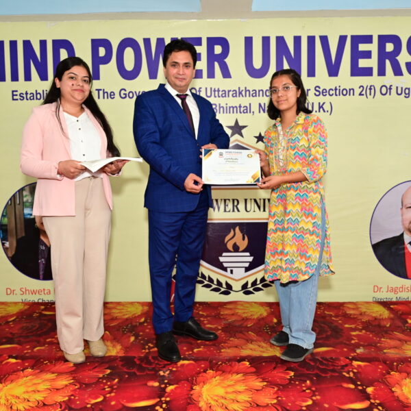 Award Ceremony at Mind power university