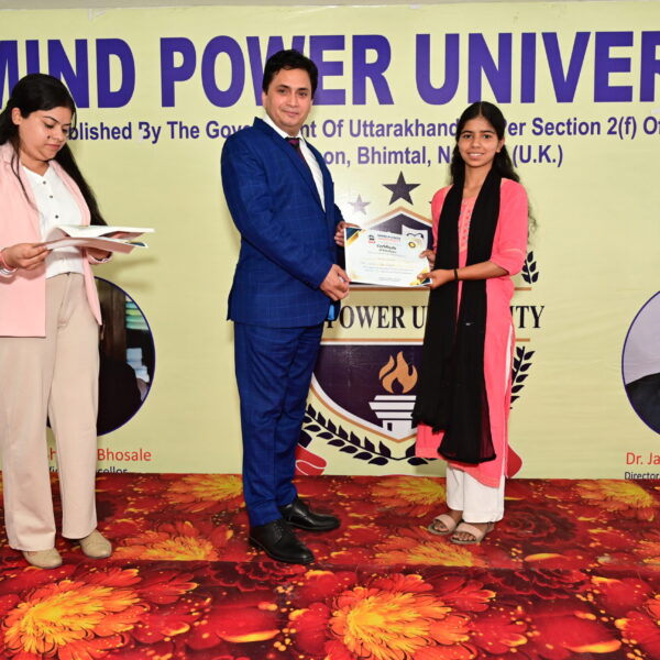 Award Ceremony at Mind power university