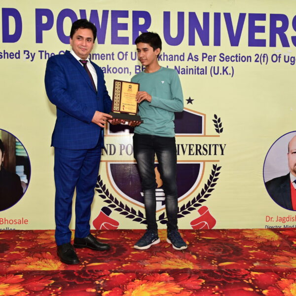Award Ceremony at Mind power university