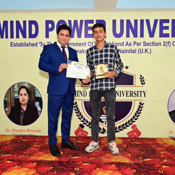 Award Ceremony at Mind power university