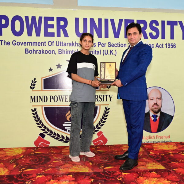Award Ceremony at Mind power university