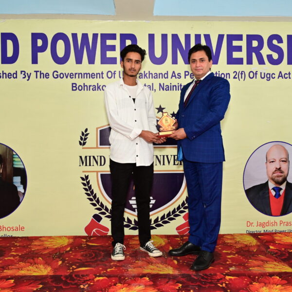 Award Ceremony at Mind power university