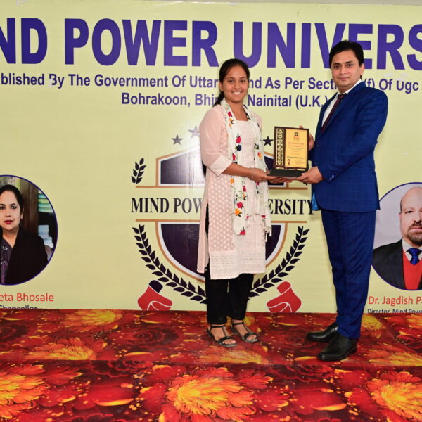Award Ceremony at Mind power university