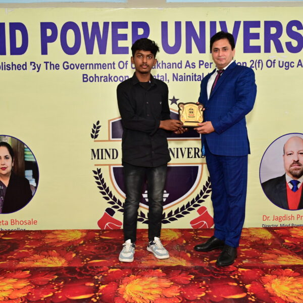 Award Ceremony at Mind power university
