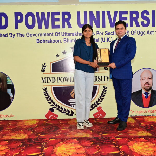 Award Ceremony at Mind power university