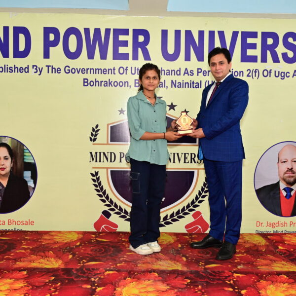 Award Ceremony at Mind power university