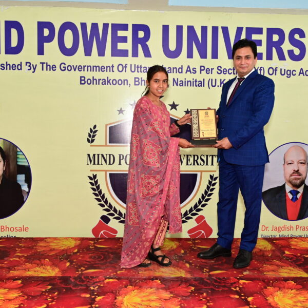 Award Ceremony at Mind power university