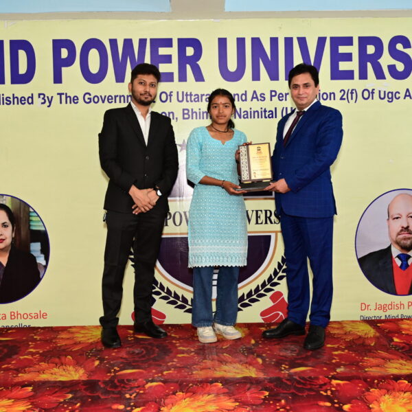 Award Ceremony at Mind power university