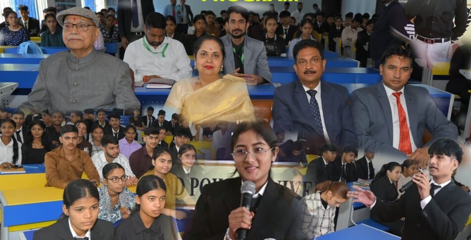 During the Student Orientation Program “Diksharambh”, Mind Power University, Bhimtal, organized a Yoga, Pranayama, and Yoga Philosophy session