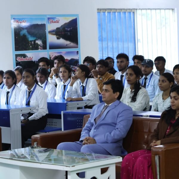Students from a Reputed Institute of Banaras Visited Mind Power University for Educational and Counselling Session