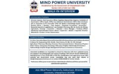 Walk-In Interview for Academic & Administrative Positions