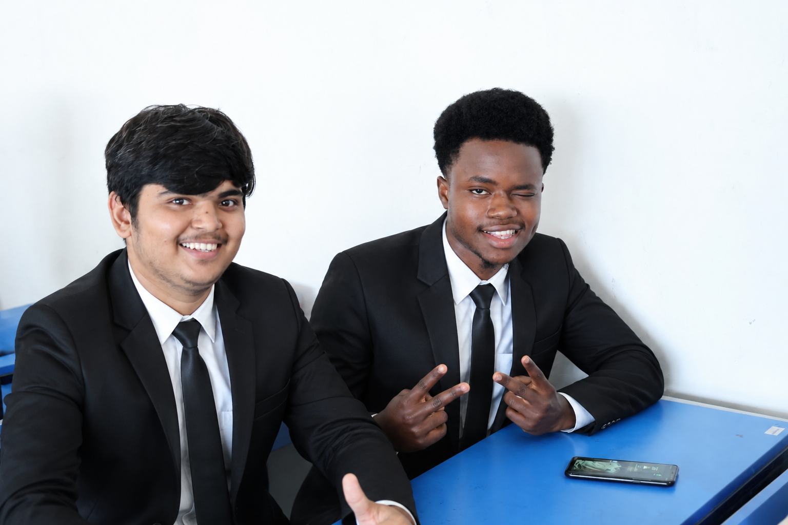 BBA students at Mind Power University campus